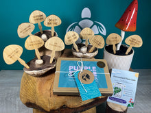 Load image into Gallery viewer, 11 x Funny Mushroom Plant Stakes + Gift Box | 100% Eco-Friendly Bamboo | Plant Gifts | Gifts For Plant Lovers | + Free Plant App Membership
